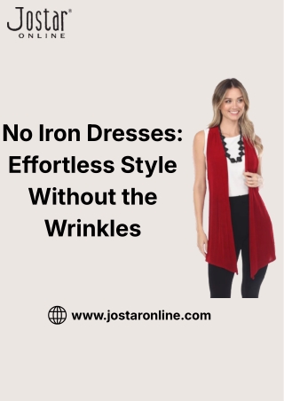 No Iron Dresses Effortless Style Without the Wrinkles
