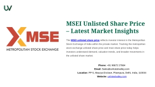 MSEI-Unlisted-Share-Price-Latest-Market-Insights.pptx