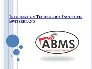 Information technology institute, switzerland