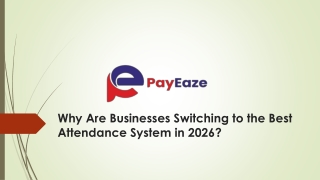 Why Are Businesses Switching to the Best Attendance System in 2026