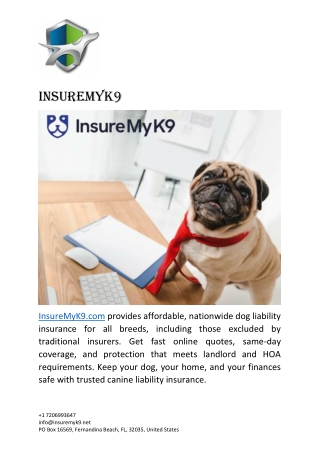 Animal Liability Insurance