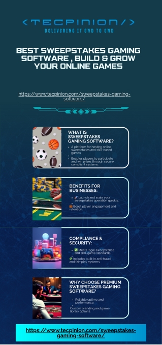 Best Sweepstakes Gaming Software  , Build & Grow Your Online Games