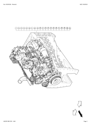 CLAAS AXION 960-920 - A64 TRACTOR Parts Catalogue Manual Instant Download (SN A6400010-A6409999)
