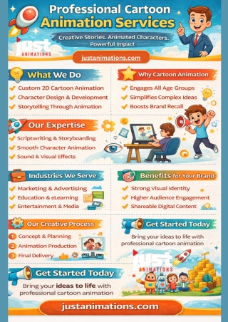 Professional Cartoon Animation Services - justanimations.com