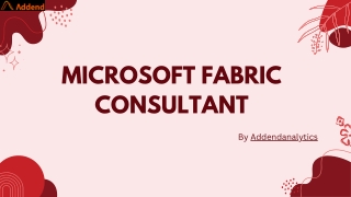 Microsoft Fabric Consultant