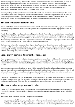 Why Communication Is the Key to a Stress-Free Remodel with Phoenix Home Remodeli