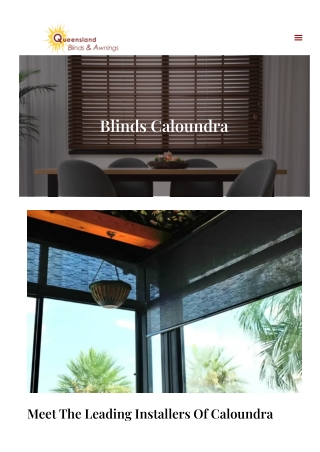 Blinds Caloundra