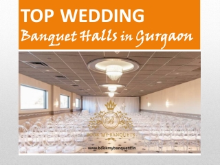 TOP WEDDING Banquet Halls in Gurgaon-Book My Banquets