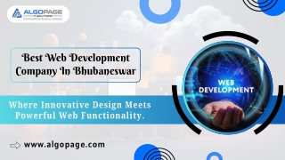 Best Web Development Company In Bhubaneswar