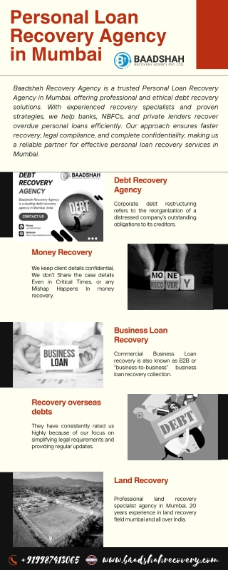 Best Personal Loan Recovery Agency in Mumbai - Baadshah Recovery