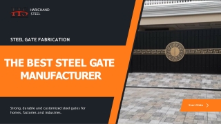 Steel Gate Manufacturer Near Me