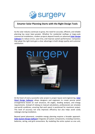 Solar Panel Design Software for Precise Layout and Efficiency
