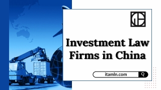 Investment Law Firms in China