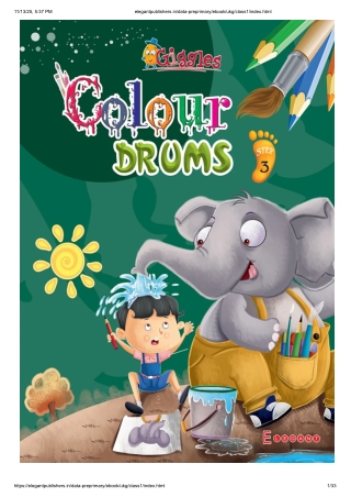 Colour Drums – Colouring Book for UKG Kids | Creativity & Fun Learning
