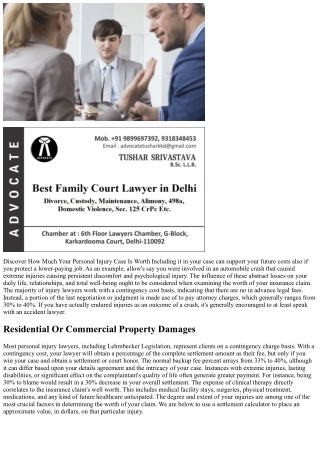 Accident Settlement Calculator