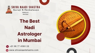 The Best Nadi Astrologer in Mumbai