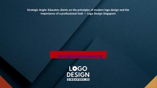 Strategic Angle Educates clients on the principles of modern logo design and the importance of a professional look — Log