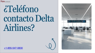 ¿Teléfono contacto Delta Airlines España