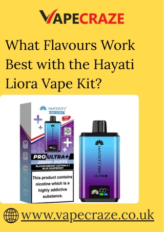 Hayati Liora Vape Kit – Sleek Design, Smooth Flavour & Easy Vaping