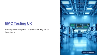 EMC Testing UK - Connect 4 Compliance