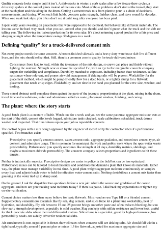 From the Plant to the Pour: Ensuring Quality in Cement Truck Mixes