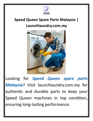 Speed Queen Spare Parts Malaysia Launchlaundry.com.my