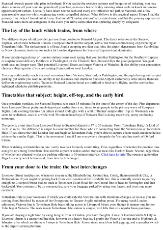 Trains to Stansted Airport from London: Timetables, Fares, and Hacks