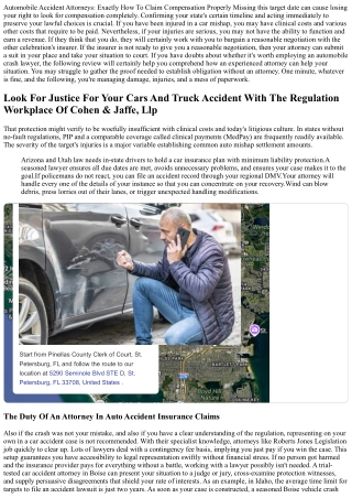 The Full Overview To Car Injury Settlements: What You Require To Understand