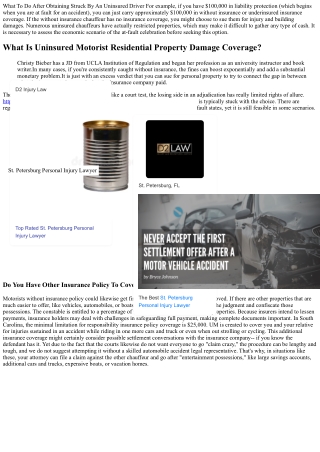 Insurance Policy Limits Not Sufficient To Cover Case?