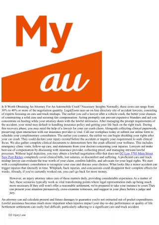 Is It Worth Working With An Auto Mishap Attorney: Recognizing The Advantages