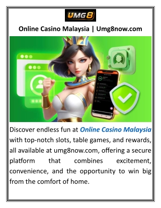 Online Casino Malaysia Umg8now