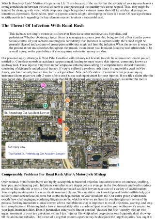 Can I Look For Compensation For A Motorbike Road Rash Injury?