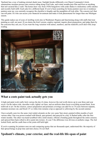 Professional Painters Near Me: What Ypsilanti Homeowners Should Know