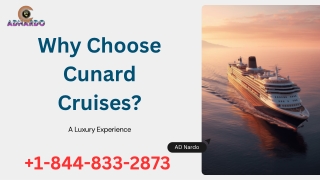 Why Choose Cunard Cruises - A Luxury Experience