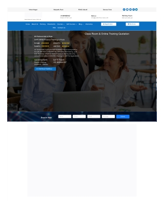 Best SAP HANA Finance Course in Pune with Practical Learning
