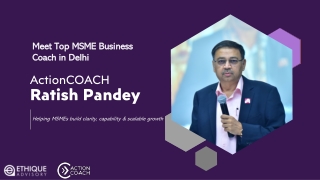 MSME Business Coach -Ratish Pandey