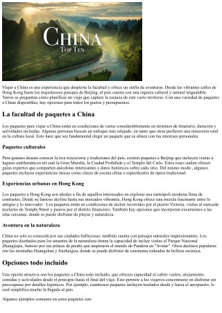 Viaje a el país asiático con promociones diseñados a fin de  todos los gustos