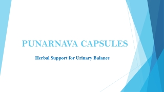 Explore Punarnava Uses: Buy punarnava Capsules for Traditional lifestyle