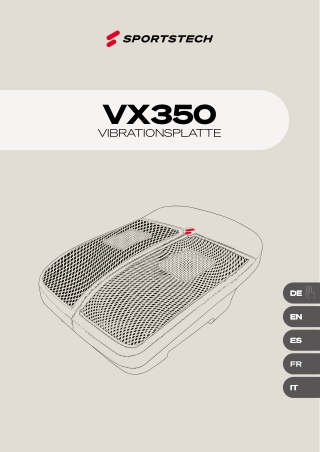 Sportstech VX350 Vibrationsplatte – Effektives Ganzkörper-Training
