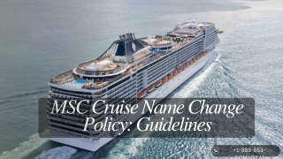 What Is the MSC Cruise Name Change Policy?