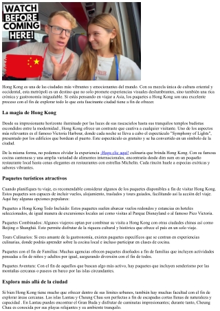 La iluminación de la ciudad de Hong Kong te aguardan con estos seductores oferta