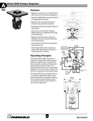 FAIRCHILD Plunger Operated Pressure Regulator Dealers | Instronline