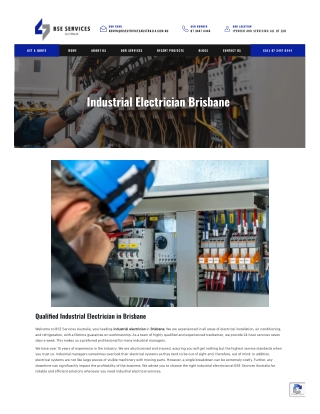 Industrial Electrician Brisbane