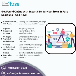 Get Found Online with Expert SEO Services from EnFuse Solutions