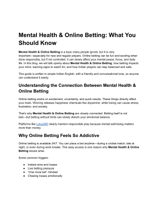 Bet Smart Guide: Simple Rules for Safe Online Betting