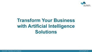 Transform Your Business with Artificial Intelligence Solutions