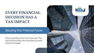 Smart Financial Decisions Start With Tax Planning in Austin TX