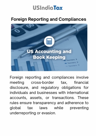 Foreign Reporting and Compliances for Global Tax Transparency