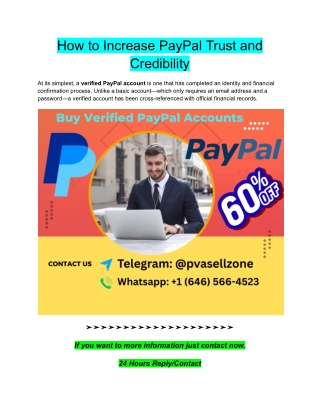How to Increase PayPal Trust and Credibility