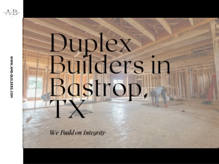 Duplex Builders in Bastrop, TX